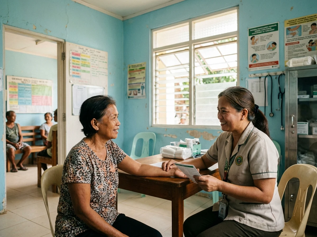 Health services consultation sa barangay health center sa Narra